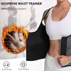 Chaleco con Cremallera de Neopreno Personalizado Transfronterizo Moldeador Corporal Superior Soporte Ajustado para el Busto Moldeador Corporal Grueso Control Abdominal Cinturilla