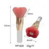 Pincel de Maquillaje de Flor Única de 5 Pétalos, Pincel para Rubor, Pincel para Iluminador, Pincel para Polvo Suelto, Pincel para Contorno, Herramienta de Belleza, Iluminar y Fijar el Maquillaje