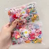Lindas diademas elásticas pequeñas para niños que no dañan el cabello, buena elasticidad, ligas para el cabello para niñas y bebés, anillos elásticos para el cabello de alta elasticidad