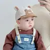 Gorro para Bebé 2024 Primavera y Otoño Visera Solar para Bebés Gorra de Béisbol para Niños y Niñas Gorro Suave con Visera para Bebé Lindo Súper Lindo