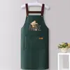 Delantales Personalizados para One Piece, Cocina del Hogar, de Aspecto Elegante, Overoles Impermeables y a Prueba de Aceite, Ropa de Trabajo, Delantales Resistentes a las Manchas para las Tareas del Hogar