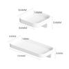 Estante de almacenamiento de pared sin perforaciones, escurridor de pared para baño, cocina, desinfectante de manos, taza para cepillo de dientes, estante de almacenamiento triangular para baño