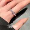 Anillo para Mujer Joyería Gota de Agua Piedra Preciosa Serpiente Full Diamante Chapado en Oro de 18K Serpiente Gota de Agua Anillo de Diamante Destello de Meteoro