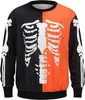 Sudadera unisex de cuello redondo de Amazon transfronteriza con un divertido estampado de Santa Claus, sudadera navideña para hombre, disponible para dropshipping