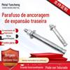 Parafusos de Ancoragem Mecânica, Grau 4.8, Acessórios para Base de Expansão Pós-Instalação, Parafusos de Tubo Único/Duplo de Alta Resistência, Parafusos Galvanizados com Rosca Completa
