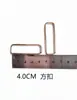 Fivela Acessórios de Ferragens para DIY Fivela Metálica para Bolsa Formato de Ovo Fivela Oval Argola D Fivela Quadrada Puxador de Zíper Fivela de Alça Nenhuma