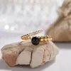 Cadena de Clavícula Sonrisa de Plata de Ley S925 Perla Natural Ágata Roja Ágata Negra Collar Versátil para Mujer Joyería Sencilla de Moda con Piedras Preciosas