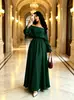1059W Transfronterizo europeo y americano 2026 elegante y con estilo, chic y relajado, de un solo hombro, manga larga, cintura alta, patchwork, línea A, vestido de noche