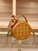 Bolsa Ursinho, Fashion e Estilosa, com Textura Estampada, Luxo Leve, Sensação de Nicho e Alto Padrão, Bolsa de Mão Redonda, Bolsa Pequena Transversal, Bolsa Pequena Redonda