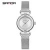 Reloj Sanda de Gran Venta para Mujer, Nicho de Gama Alta, Compacto, con Temperamento, Reloj de Moda, Reloj de Negocios, Reloj de Cuarzo Impermeable para Mujer