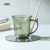 Vaso bucal con borde de pétalo transfronterizo para enjuague bucal, taza de dientes de grado alimenticio de lujo ligero para el hogar, taza para cepillo de dientes de baño para parejas, con asa