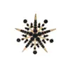 Anillo de Estrella de Ocho Puntas con Pedrería de Copo de Nieve, Joyería de Mano Elegante y Hermosa, Europeo y Americano Nuevo Amas Transfronterizo