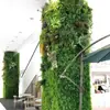 Pared Verde de Plantas Tridimensional, Paisajismo con Flores Artificiales, Pared de Fondo Artificial, Combinación de Paisaje, Decoración de Interiores, Pared de Plantas Simulada