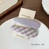 Nuevo y Lindo Pasador de Tela a Cuadros Estilo Coreano, Pinza Lateral para Flequillo, Pinza para el Cabello de Tela que No Daña el Cabello, Hermoso Pasador para Mujeres