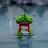 Terrario de musgo, arquitectura antigua china estilo Jiangnan, pabellón, puente y paisajismo de rocalla, jardinería DIY, decoración de botella ecológica, pequeños adornos