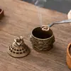 Queimador de incenso Longteng Shengshi direto da fábrica decoração Zen pequeno queimador de incenso Xiangyun queimador de incenso para casa interior tipo oco