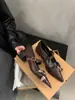 Primer Encuentro Zapatos de Mujer Retro de Temporada Negro Puntiagudos 2026 Nuevo Otoño/Invierno Mary Jane Francés Zapatos de Cuero para Fiesta