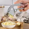 Prensa de Ajo, Triturador de Ajo Manual, Picador de Ajo, Pelador y Exprimidor de Ajo, Herramienta de Cocina Doméstica, Fabricante de Pasta de Ajo