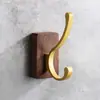 Gancho de puerta de nogal colgador adhesivo fuerte para colgar en la pared gancho sencillo de pared sin perforaciones gancho para ropa gancho para ropa