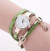 Una generación de reloj pulsera con colgante de ángel, diamantes de imitación, círculo de PU, para mujer, nuevo regalo, reloj para dama, superventas en AliExpress