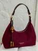 Bolsa de ombro casual, de alta qualidade, estilo coreano, uma bolsa de ombro nichada e estilosa para o dia a dia, apresentando cor sólida, design retrô e um estiloso formato crossbody.