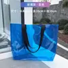 Bolsa Tote de Compras Laser Colorida PVC Colorido Gelatina Fantasia Presente de Acompanhamento Exposição Publicitária Bolsa Tote de Presente