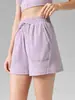 Pantalones Casuales Shorts de Mujer Verano Damas Cintura Alta Cordón Shorts Deportivos Verano Holgados Transpirables Casual Versátil Estilo