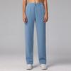 Pantalones de Pierna Ancha con Caída de Modal Lavado a la Arena Softstreme Cintura Alta Sueltos para Correr Fitness Deportes Pantalones Largos Pantalones de Yoga