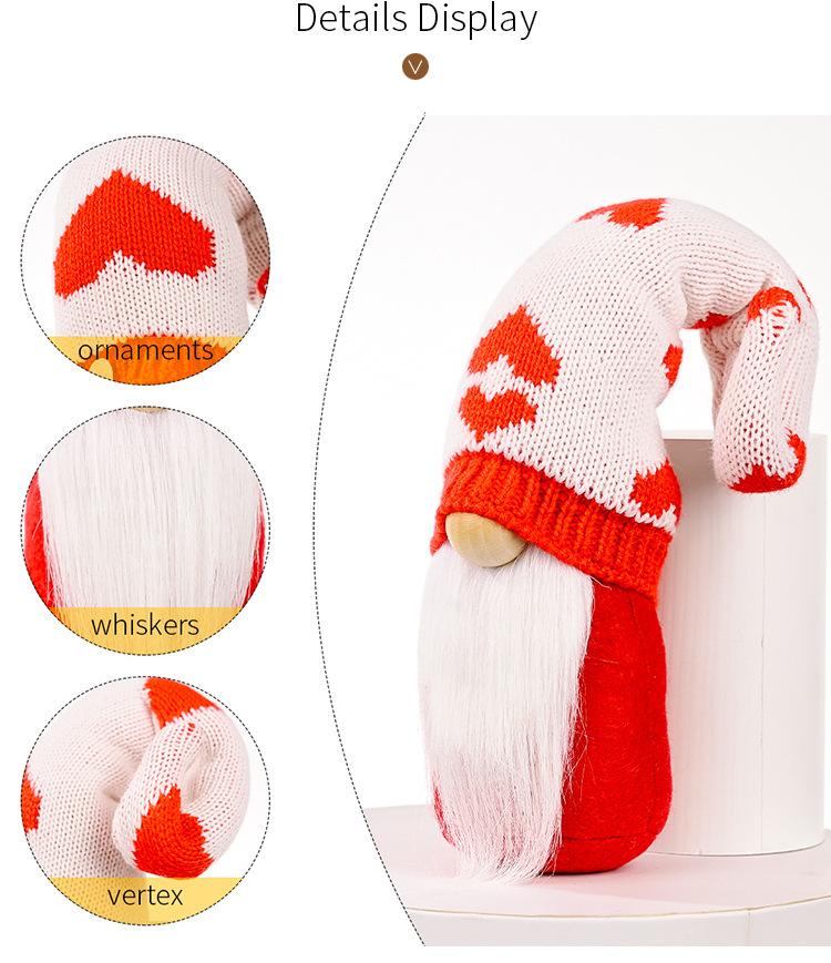 大爱心针织帽鲁道夫公仔_04