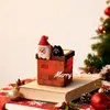 Presente de Natal nova chaminé de Natal luz noturna decoração pequenos enfeites para meninas atmosfera criativa presente de feriado
