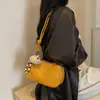 2026 Bolso Cruzado Tejido de Lujo Ligero, Hombro Único, Bolso de Axila Versátil de Nicho, Nuevo Bolso Casual Estilo Coreano para Viaje Diario para Mujeres