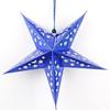 Decorações de Natal laser oco de cinco pontas estrela festival shopping shopping center cena layout pingente estrela tridimensional