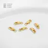 Atacado Fivela Banhada a Ouro 18K Acessórios para Joias Artesanais DIY Fivela de Conexão Corrente Extensora Fivela Cauda de Peixe Fivela Lagosta Mais Argola