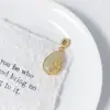 Nalan Prata de Lei S925 Jade Hetian Magnólia Pingente Gota d'Água Exquisito Simples Estilo Ins Nicho Design Pingente Y03051