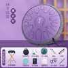 Instrumento Musical de la Marca Ethereal Drum para Principiantes Tambor de Mano de 22 Tonos Tambor Vacío de 15 Tonos Profesional Le De Zhul De Zhul