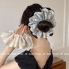 Francés Retro Exquisito Encaje Bordado Doble Capa Cuerda para el Cabello de Intestino Grueso Delicado Súper Hada Encaje Anillos para el Cabello Femenino Cabeza de Bola