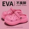 Sapatos Estilo Crocodilo com Sensação de Pisar em Fezes para Mulheres, Novo Modelo 2026, Antiderrapantes, Resistentes a Odores, Sola Macia, Sandálias de Verão Modernas e Versáteis para Mulheres