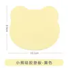 Matriz de Silicona con Sello de Cera de Oso Girly Flor de Cerezo Antideslizante Aislamiento Térmico Sello Matriz Desmoldeadora Simple Anti-Manchas Matriz de Aislamiento Térmico