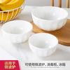 Tazón de arroz de cerámica de Jingdezhen serie Creative ZEN para el hogar Tazón pequeño tazón creativo para fideos tazón de arroz vajilla de porcelana blanca de hueso Tazón