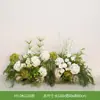 Decoração de Natal Hy-Dk12 Grande com Plantas Verdes Simuladas para Atmosfera de Vitrine e Cenário para Fotos