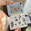 Tabla de surf rosa con un lindo diseño de pingüino, adecuada para fundas de tablet iPad, 10ª generación, adorable Mini 6, con ranura para lápiz, versión Pro