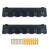 Suporte de Exibição para Varas de Pesca Vertical Horizontal Suporte de Plástico Suporte Fixo Suporte para Coleção de Varas de Pesca Suporte para Acessórios de Pesca