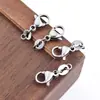 Cierre de Langosta de Acero Inoxidable 304 con Pieza de Labio Anillo Abierto Accesorios para Joyería DIY Conexión de Collar Pulsera Hebilla de Cierre