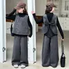 Conjunto de Otoño para Niñas 2026 Nuevo Chal de Moda para Niñas con Estilo, Conjunto de Tres Piezas de Moda para Primavera y Otoño para Niños Mayores