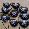 Halloween COS Personajes Set de Tres Piezas de Pirata Turbante de Pirata Aretes Gafas Accesorios para Disfraces de Mascarada