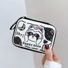 Bolsa de armazenamento para carregador, fone de ouvido, cabo de dados, bolsa fofa de desenho animado para câmera ccd, portátil, organizadora, grande capacidade, bolsa para disco rígido