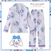 Pijamas Infantiles del Sudeste Asiático Primavera y Otoño Nuevos Lindos Divertidos para Niñas Niños Medianos y Grandes Traje de Manga Larga con Cuello de Solapa Ropa de Casa para Niños Pequeños