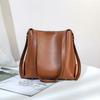 Bolsa nova bolsa europeia e coreana moda bolsa pu couro macio ombro crossbody bolsa multiuso feminina