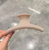 Pinza de garra negra con lunares estilo coreano para mujer, nuevo modelo 2026, pinza para el pelo de alta gama para recogido a medias, pinza de tiburón grande para la parte trasera de la cabeza, accesorio para el cabello