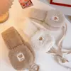 Orejeras de felpa grandes y gruesas de estilo coreano, plegables y bonitas para estudiantes, para invierno, cálidas, para hombres y mujeres, juego de protección auditiva.
